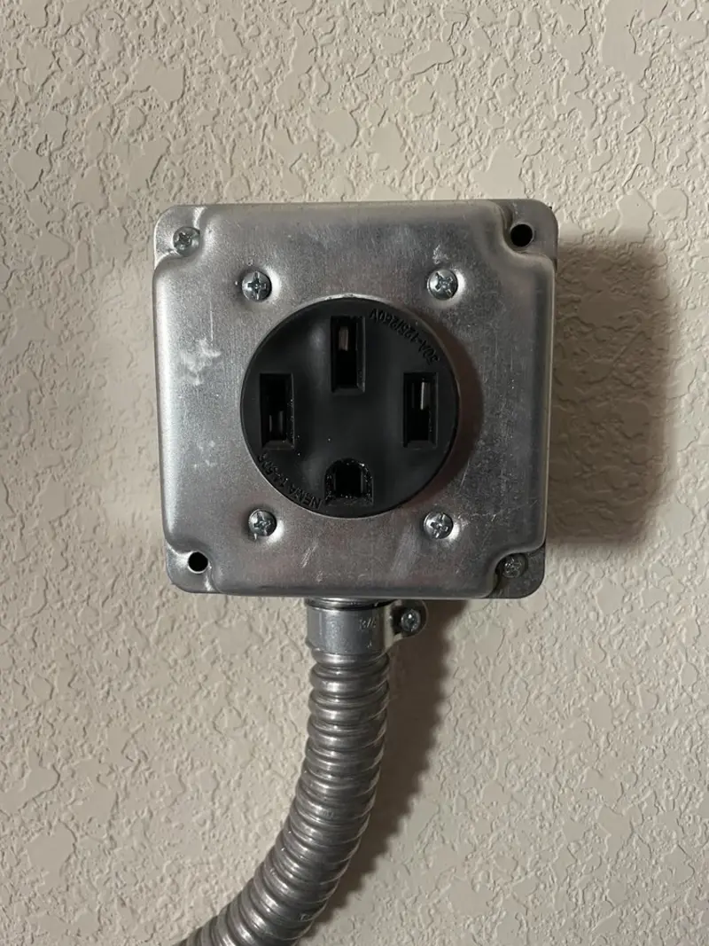 NEMA 14-50 outlet installed for Smart Home Electrical in Three Rivers